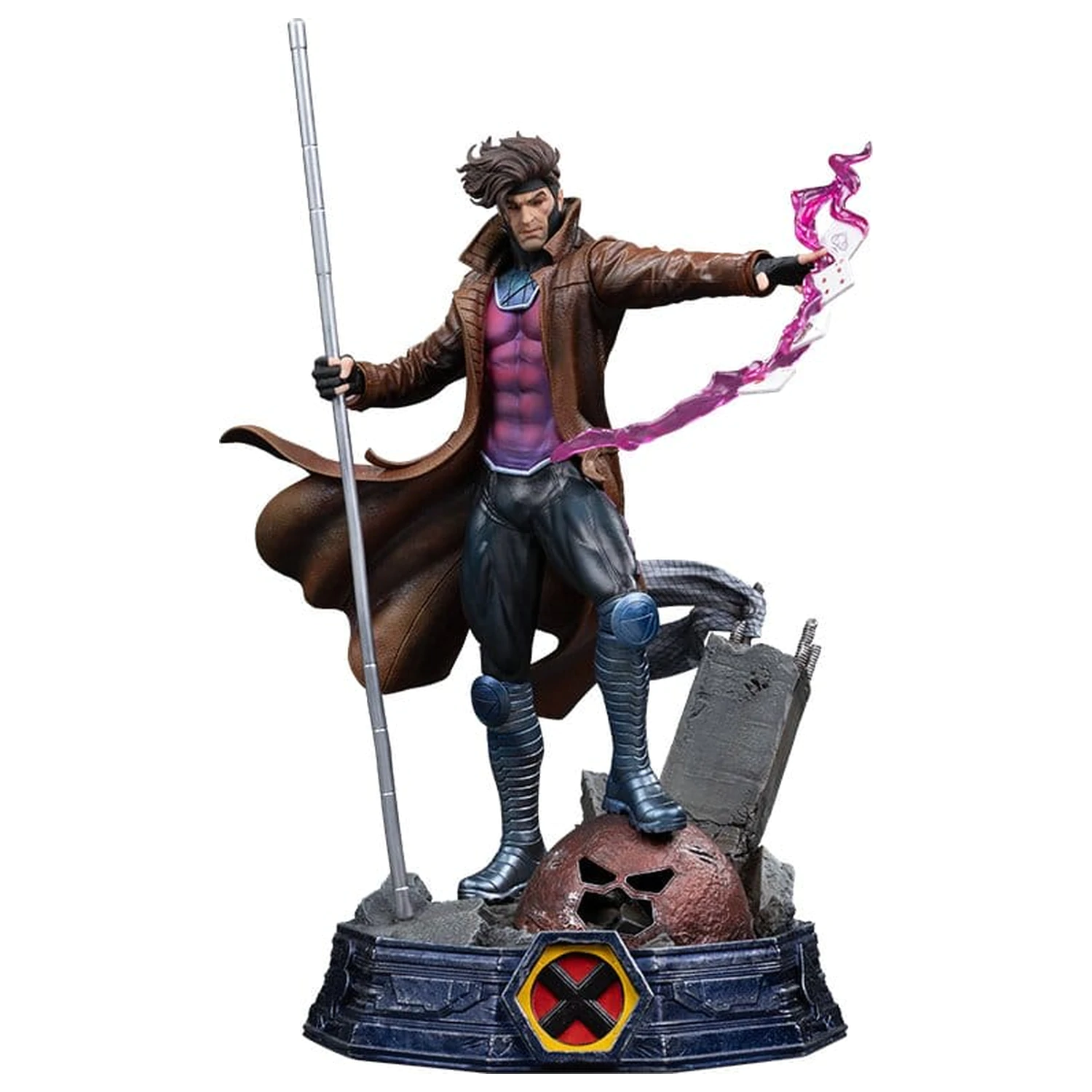 Marvel Gambit Unleashed Art Scale socha 1/10 Gambit fotografii produktu