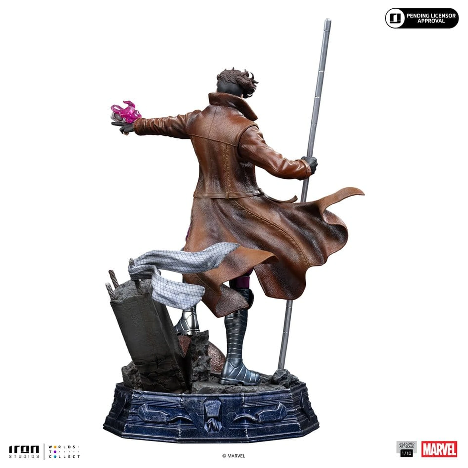 Marvel Gambit Unleashed Art Scale socha 1/10 Gambit fotografii produktu