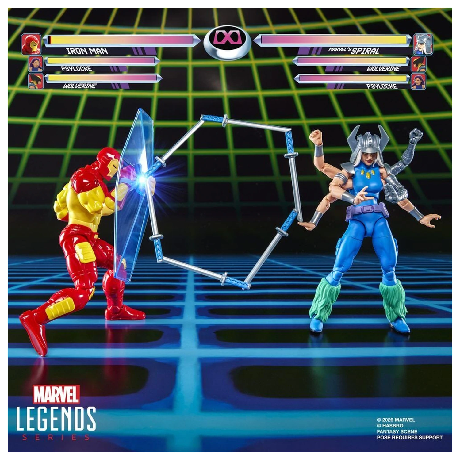 Marvel Games Iron Man Vs Marvels Spiral balení 2 figurek 15cm fotografii produktu