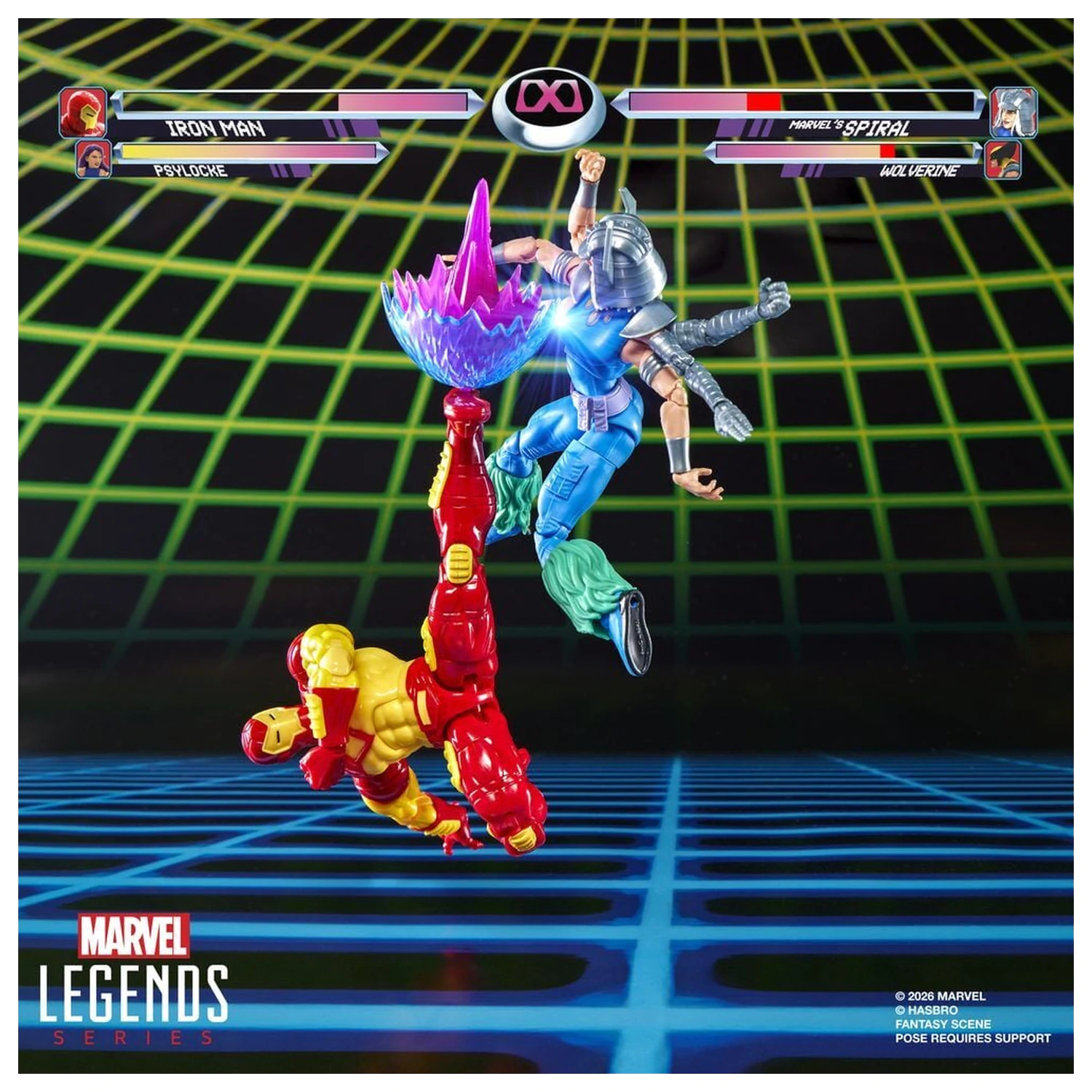 Marvel Games Iron Man Vs Marvels Spiral balení 2 figurek 15cm fotografii produktu