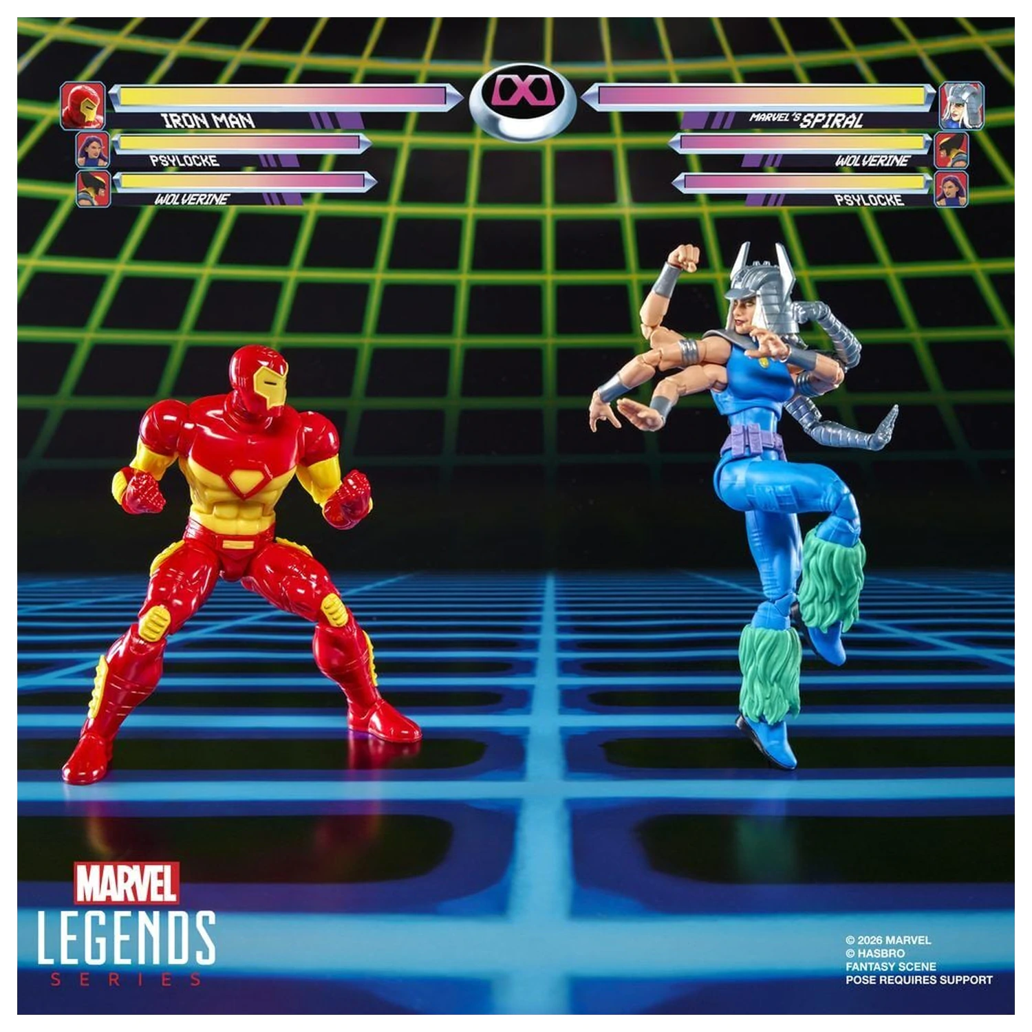 Marvel Games Iron Man Vs Marvels Spiral balení 2 figurek 15cm fotografii produktu