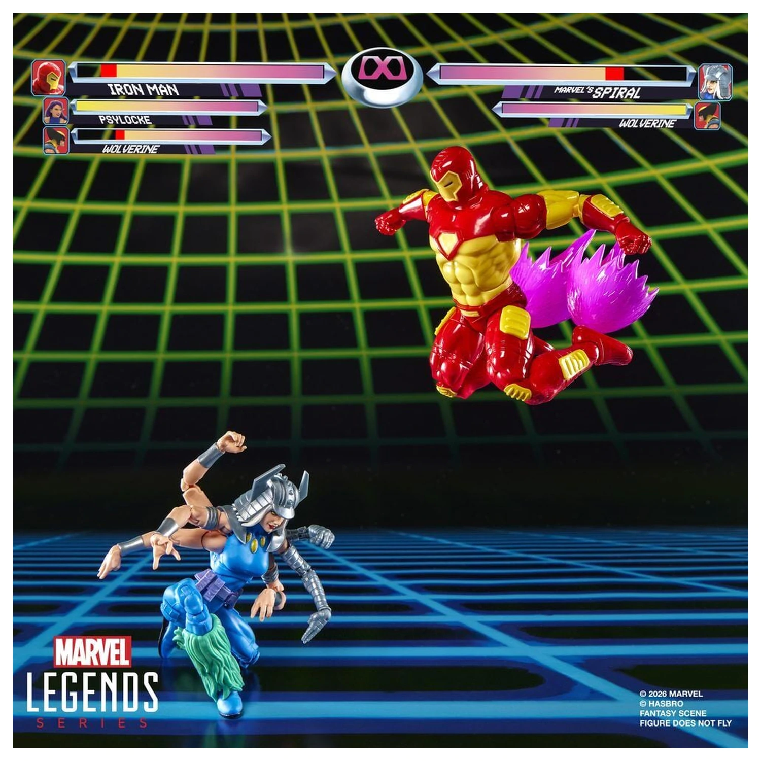 Marvel Games Iron Man Vs Marvels Spiral balení 2 figurek 15cm fotografii produktu