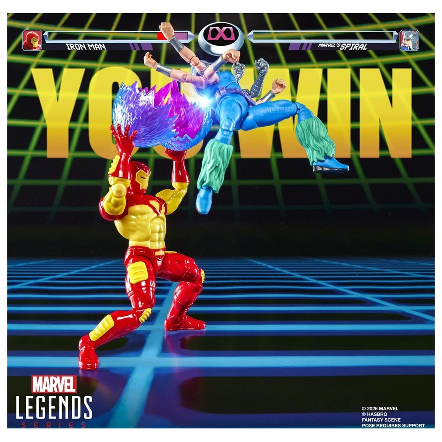 Marvel Games Iron Man Vs Marvels Spiral balení 2 figurek 15cm fotografii produktu