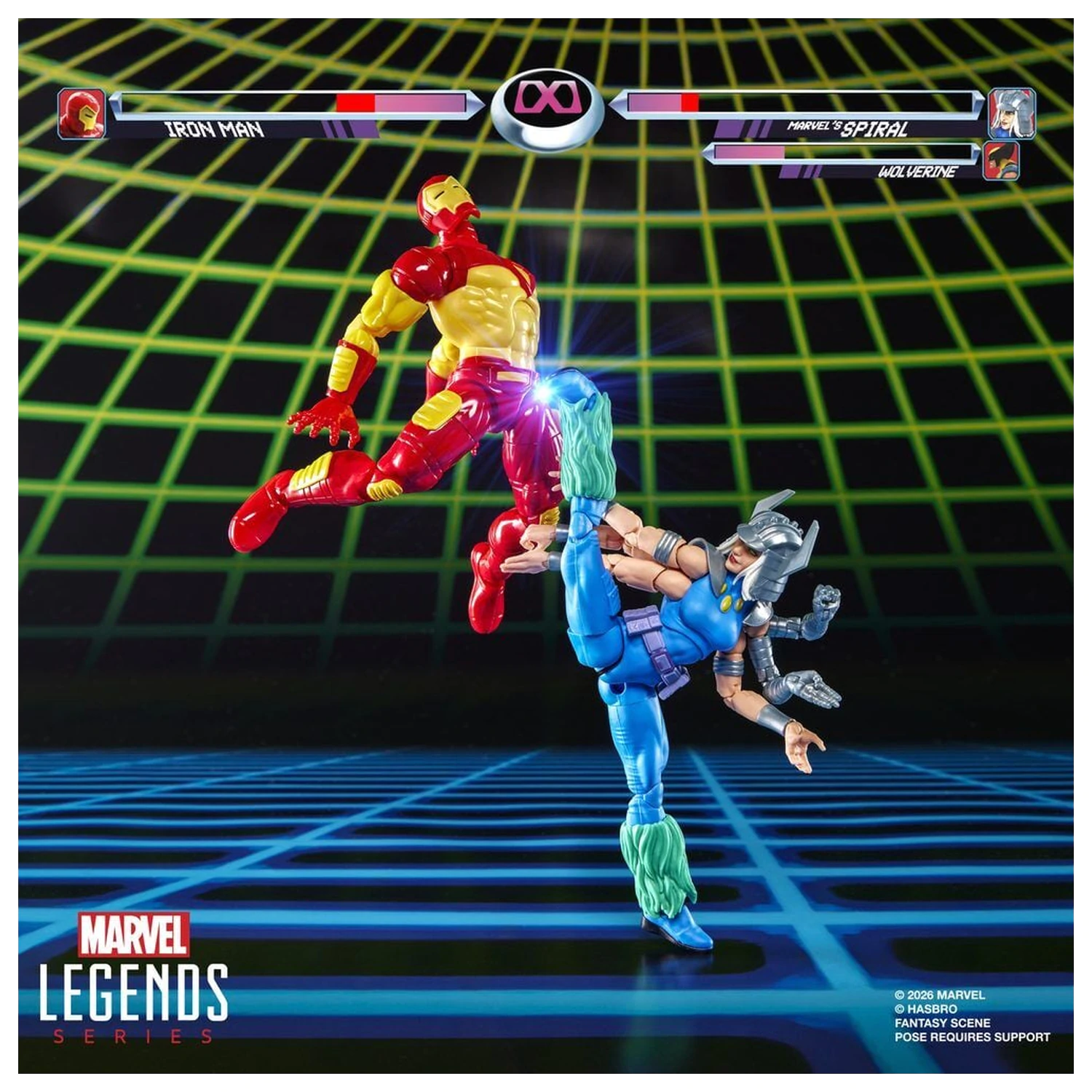 Marvel Games Iron Man Vs Marvels Spiral balení 2 figurek 15cm fotografii produktu