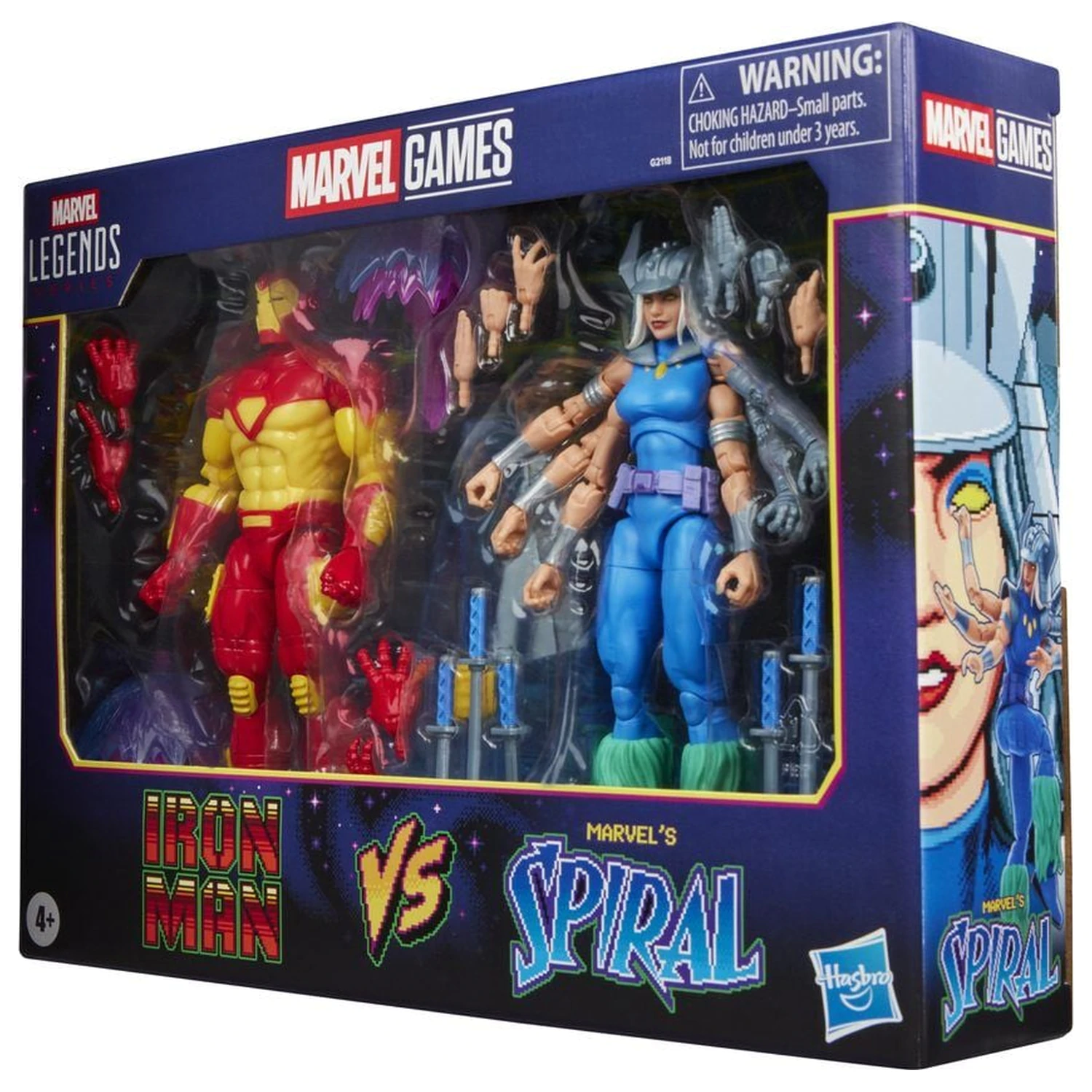 Marvel Games Iron Man Vs Marvels Spiral balení 2 figurek 15cm fotografii produktu