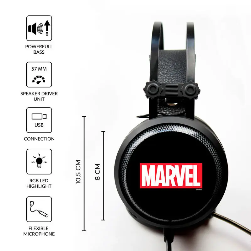 Marvel Gaming sluchátka fotografii produktu