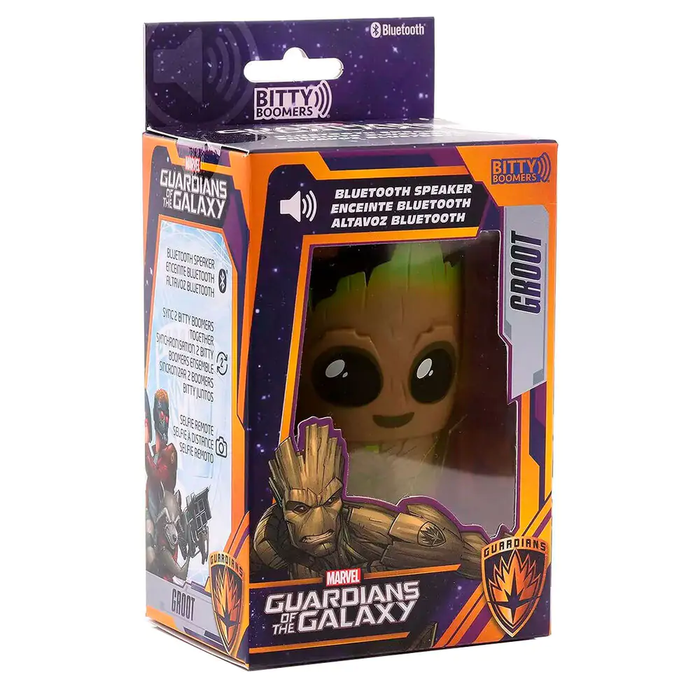 Marvel Groot Bitty Boomers mini Bluetooth reproduktor fotografii produktu