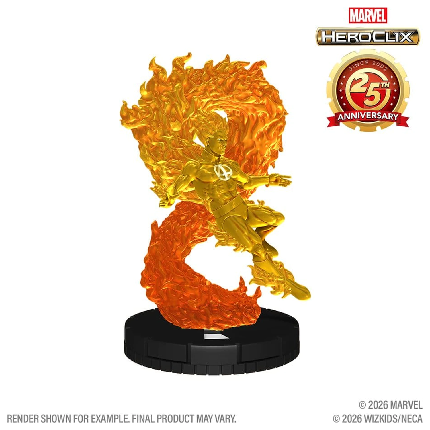 Marvel HeroClix: 25. výročí figurka Human Torch 5 cm fotografii produktu