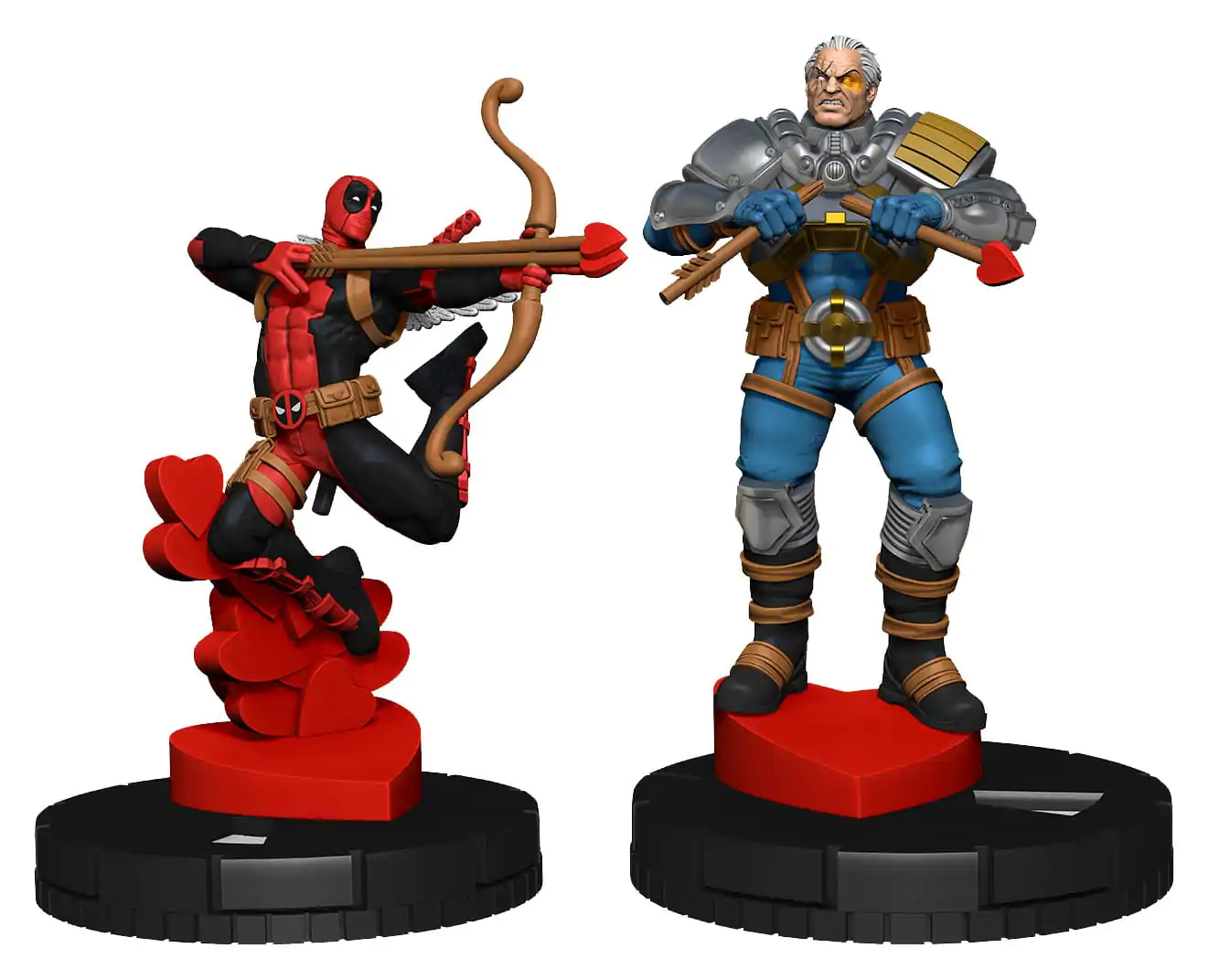 Marvel HeroClix Iconix: Cupid Deadpool a Cable fotografii produktu