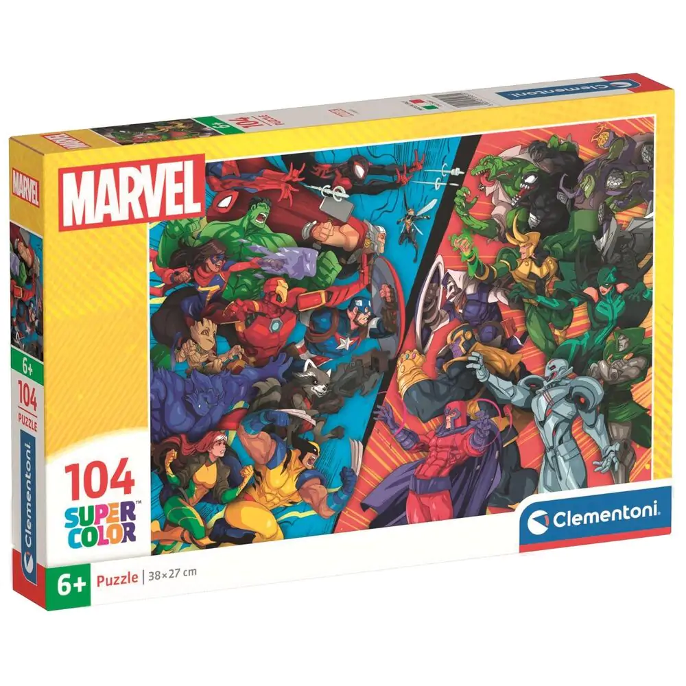 Marvel Heroes vs Villains puzzle 104 dílků fotografii produktu