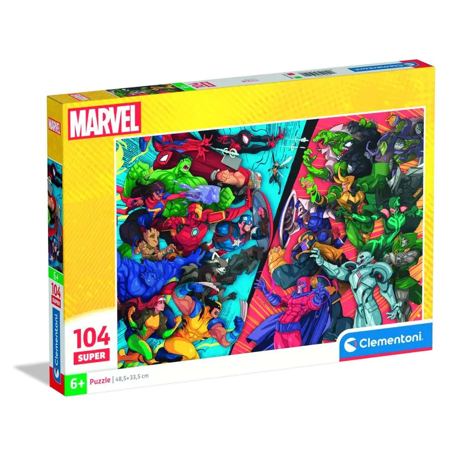 Marvel Heroes vs Villains super puzzle 104 dílků fotografii produktu