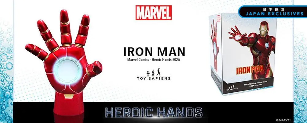 Marvel Heroic Hands Socha v životní velikosti #2A Iron Man 23 cm fotografii produktu