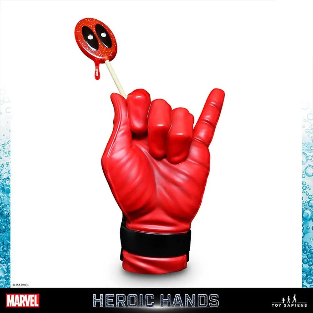 Marvel Heroic Hands socha v životní velikosti #3A Deadpool 25 cm fotografii produktu