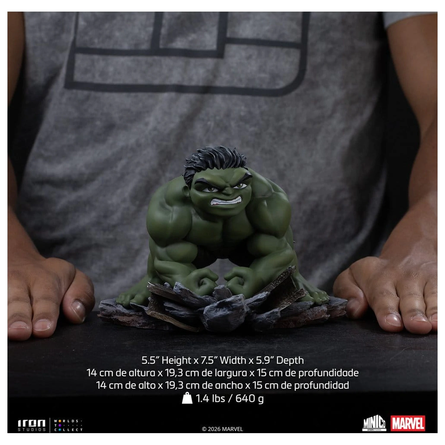 Marvel Hulk Brand New Day Minico Mini figurka Hulk 14 cm fotografii produktu