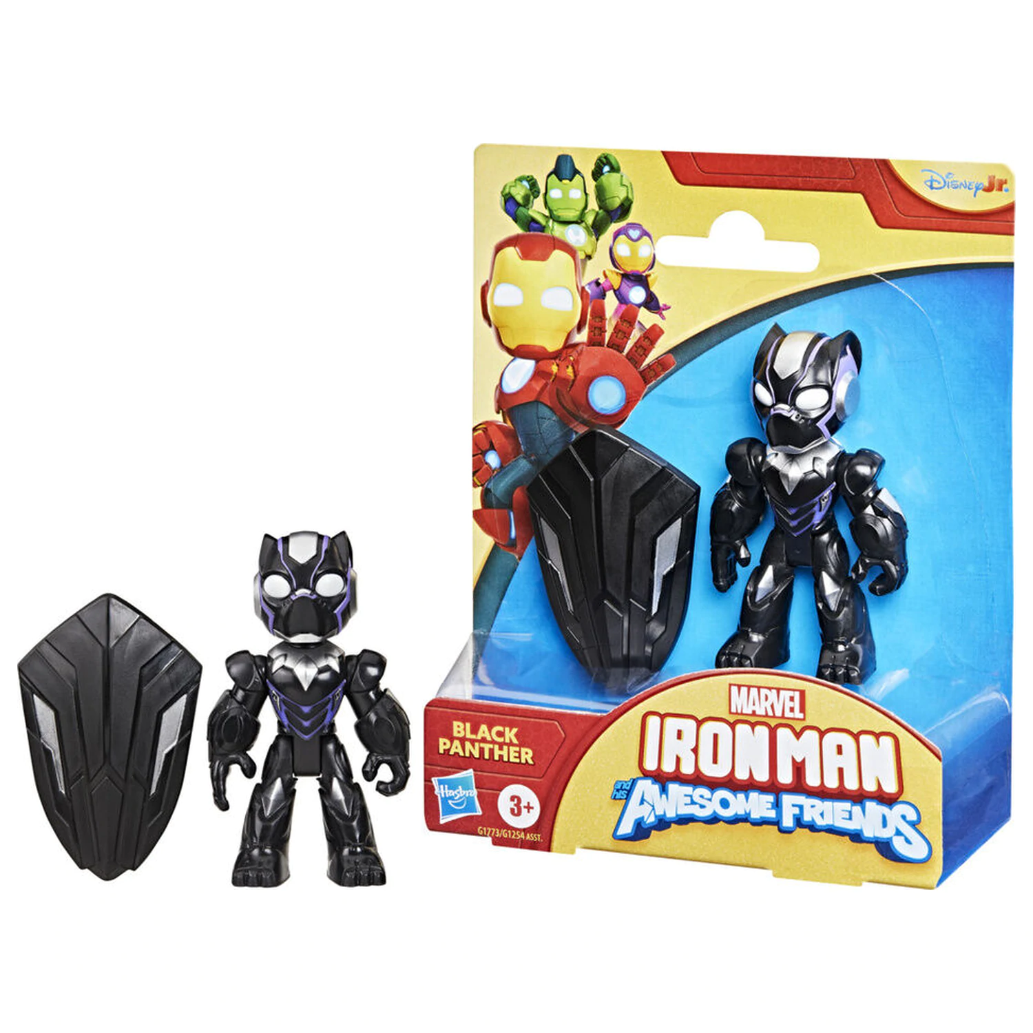Marvel Iron Man And His Awesome Friends Black Panther figurka 7 cm fotografii produktu