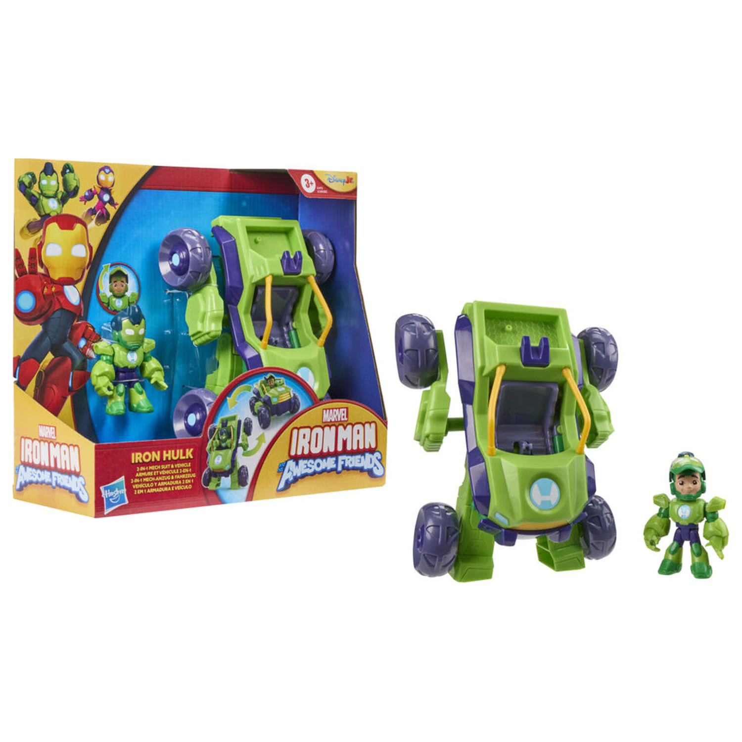 Marvel Iron Man a jeho Awesome Friends Hulk figurka a vozidlo fotografii produktu