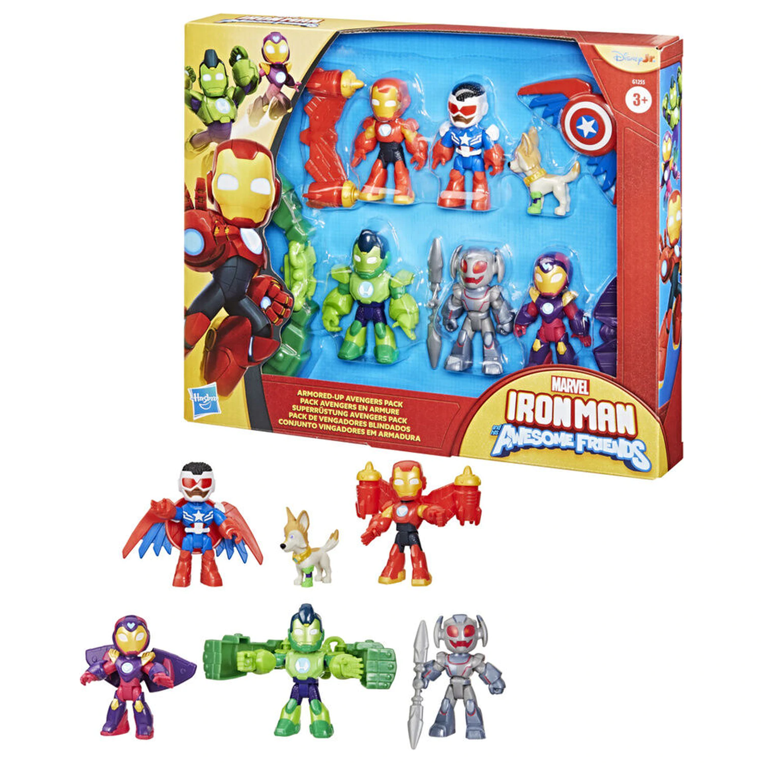 Marvel Iron Man a jeho Awesome Friends balení 6 figurek 7cm fotografii produktu