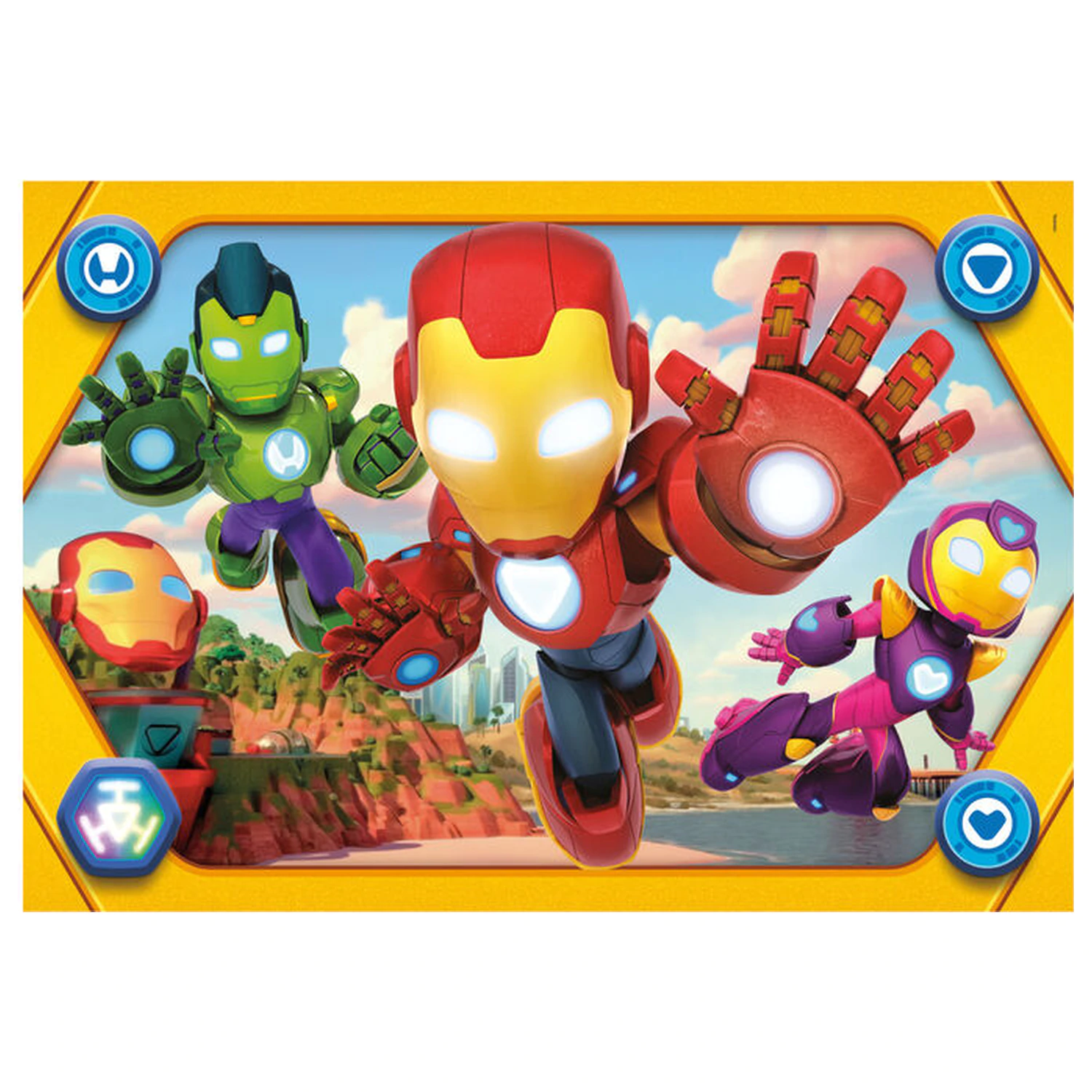 Marvel Iron Man a Jeho Úžasné puzzle 104 dílků fotografii produktu