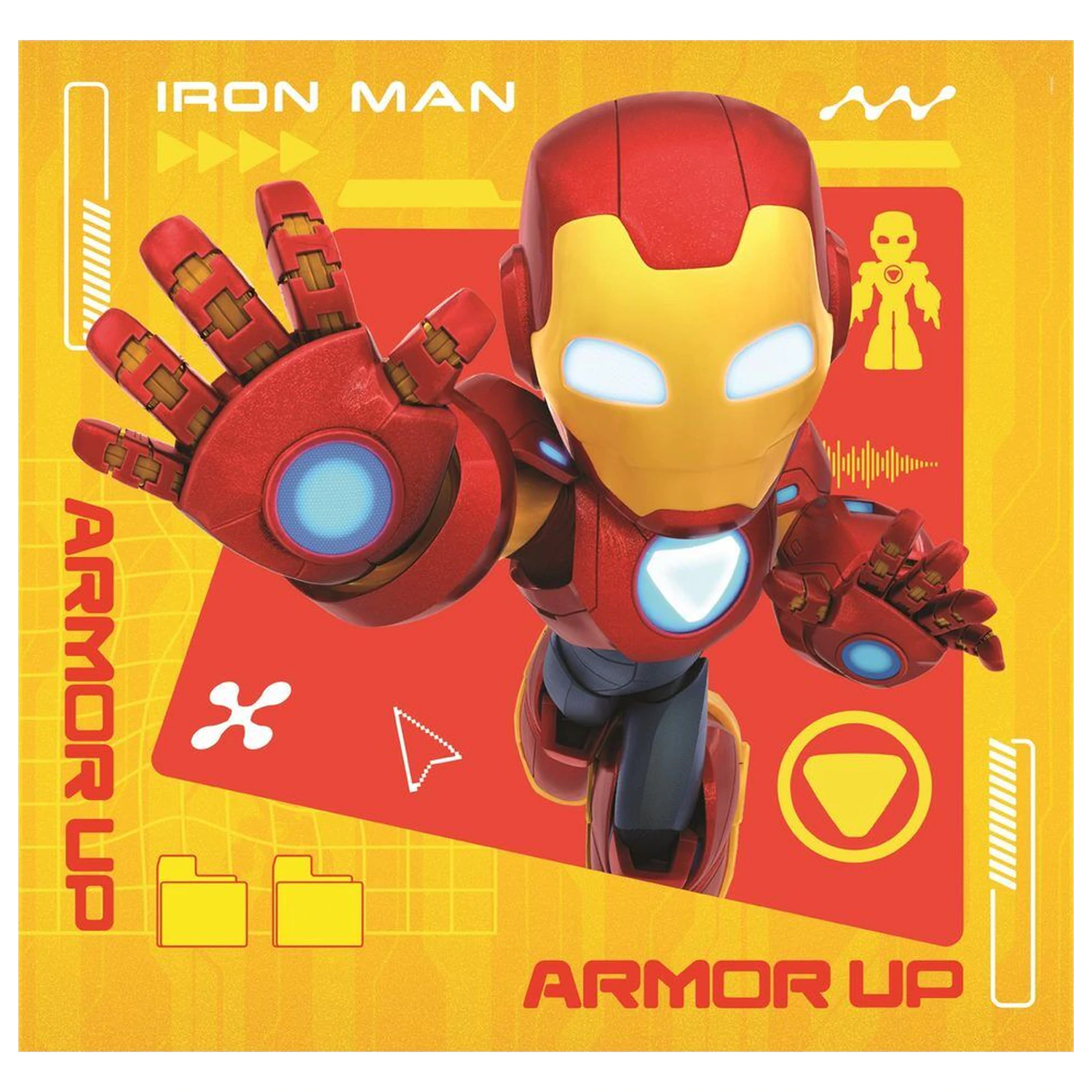 Marvel Iron Man a jeho úžasné čtvercové puzzle 3x48 kusů fotografii produktu