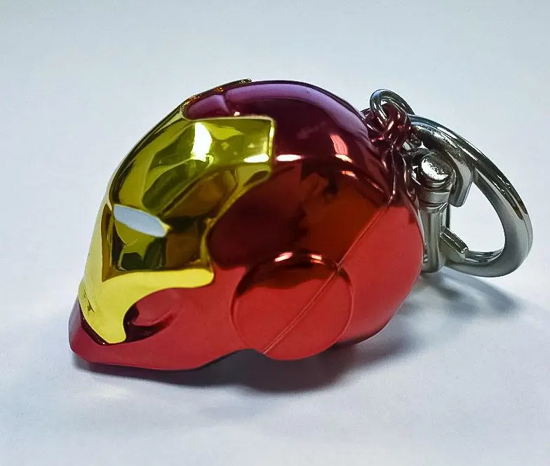 Marvel Comics kovová klíčenka Iron Man Helmet fotografii produktu