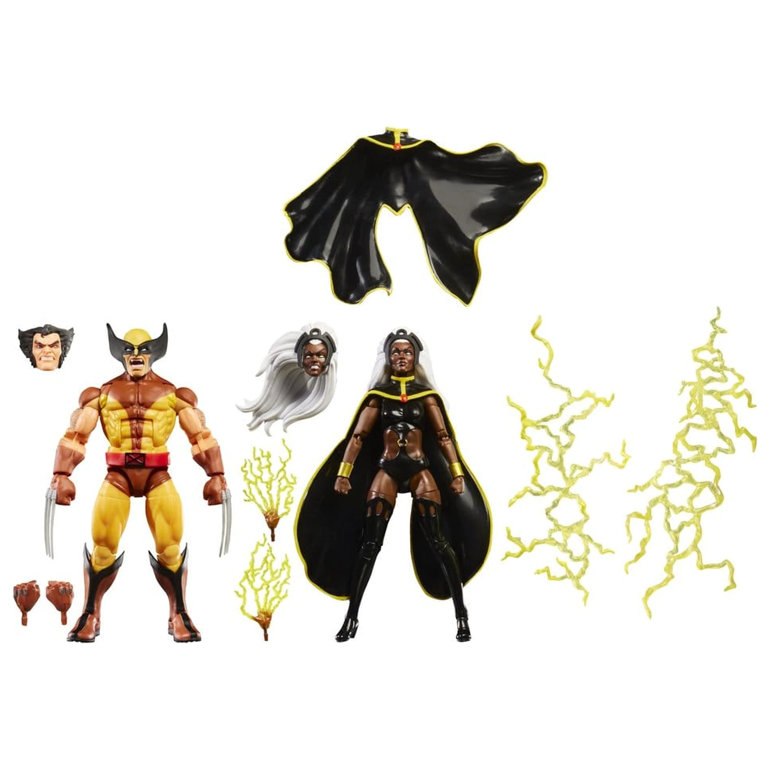 Sada 2 akčních figurek Marvel Legends Storm & Wolverine 15 cm fotografii produktu