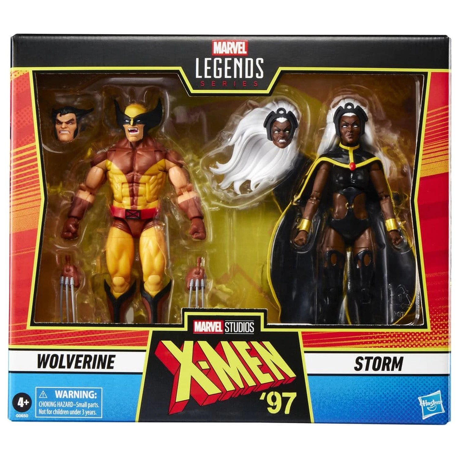 Sada 2 akčních figurek Marvel Legends Storm & Wolverine 15 cm fotografii produktu
