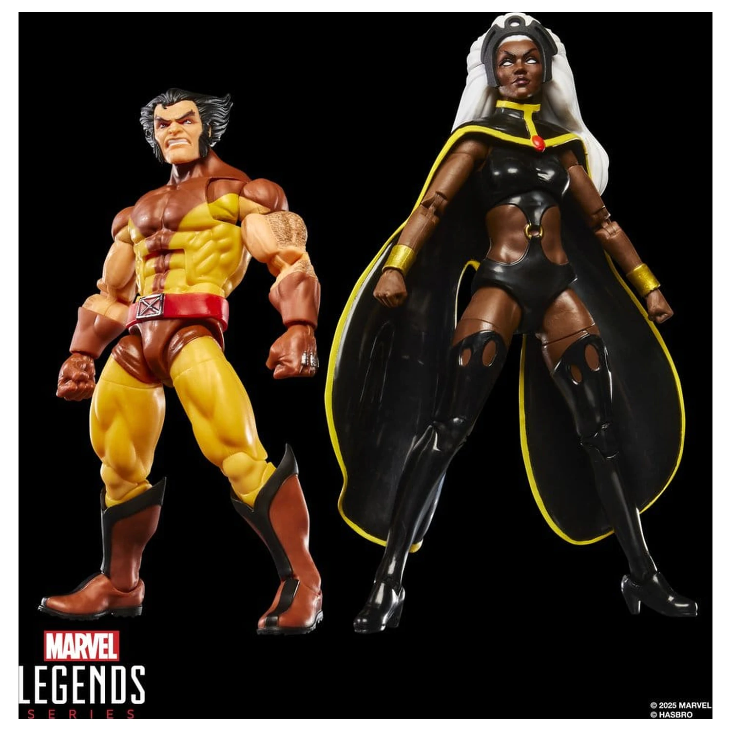 Sada 2 akčních figurek Marvel Legends Storm & Wolverine 15 cm fotografii produktu