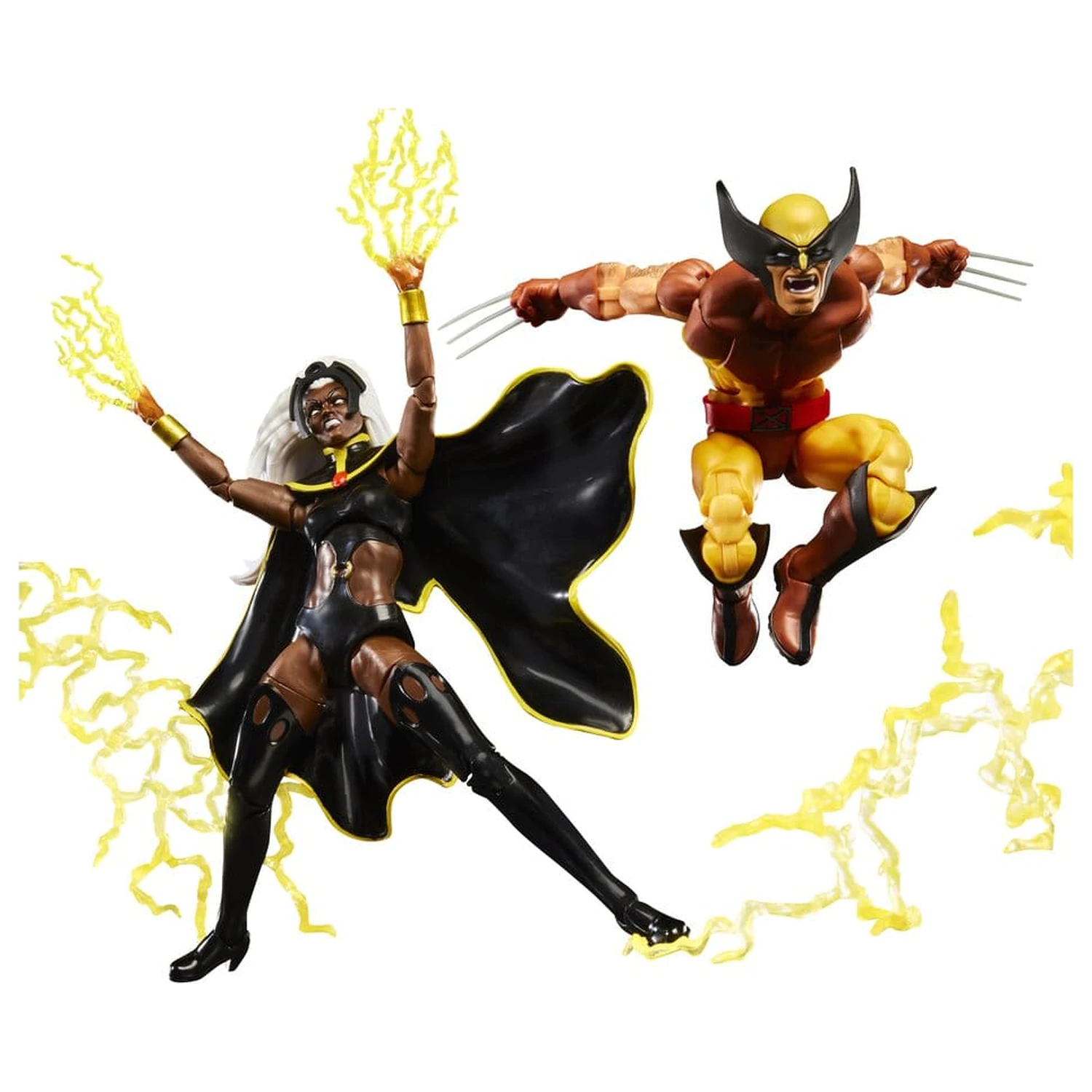 Sada 2 akčních figurek Marvel Legends Storm & Wolverine 15 cm fotografii produktu