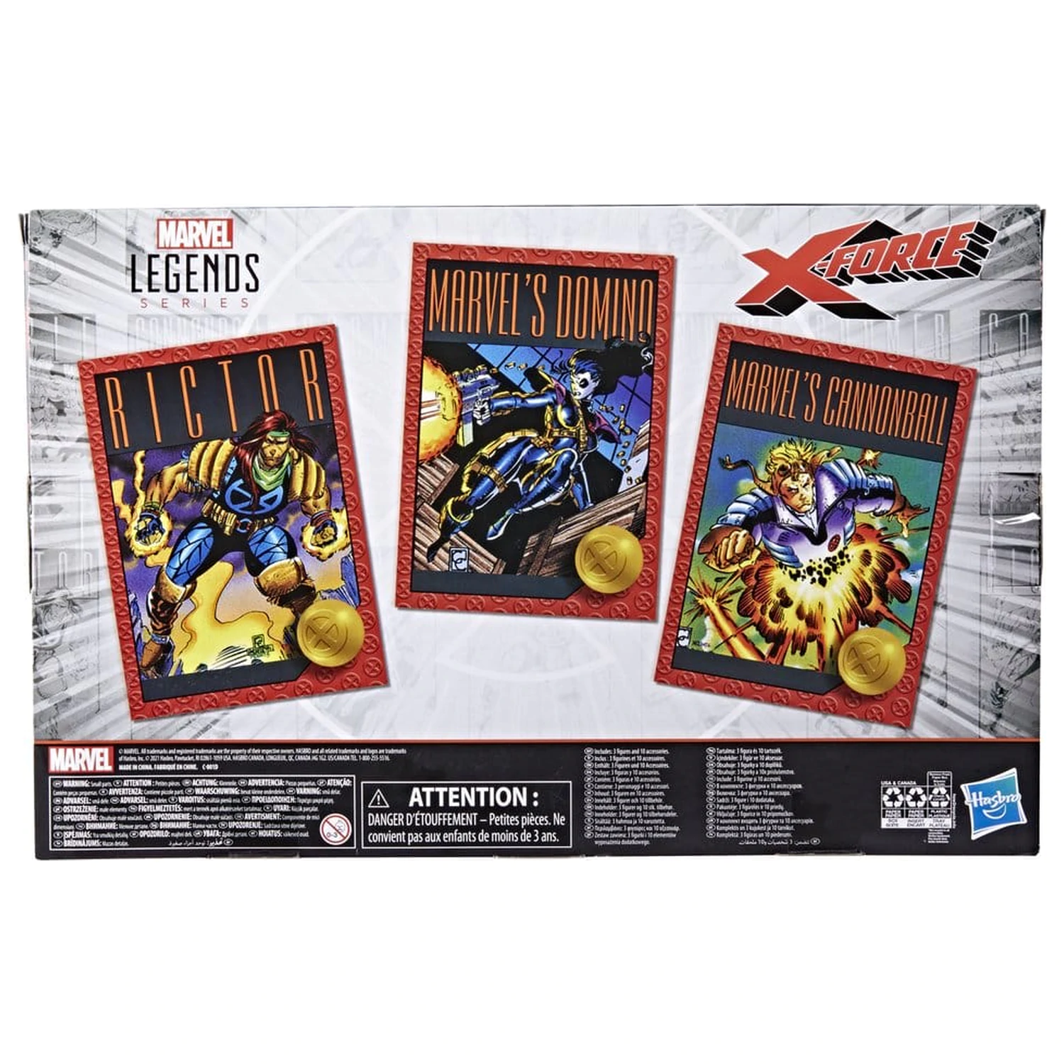 Marvel Legends Akční figurky 3-balení X-Force 15 cm fotografii produktu