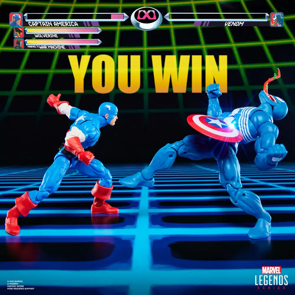 Marvel Legends Gamerverse Akční figurka 2-Pack Captain America vs. Venom 15 cm fotografii produktu
