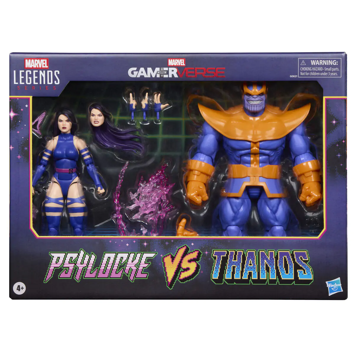 Marvel Legends Gameverse Psylocke vs Thanos balení 2 figurky 15 cm fotografii produktu