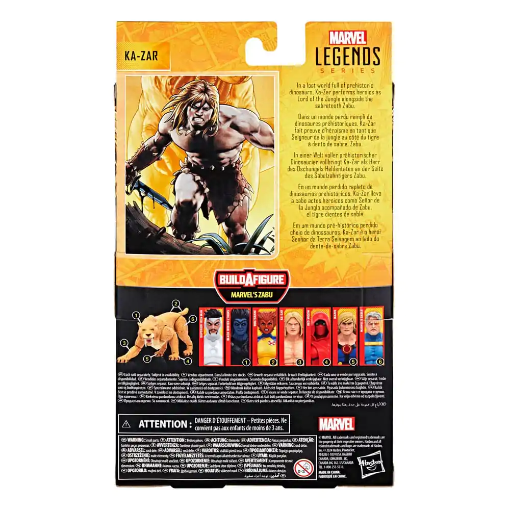 Akční figurka Marvel Legends Ka-Zar (BAF: Marvel's Zabu) 15 cm fotografii produktu