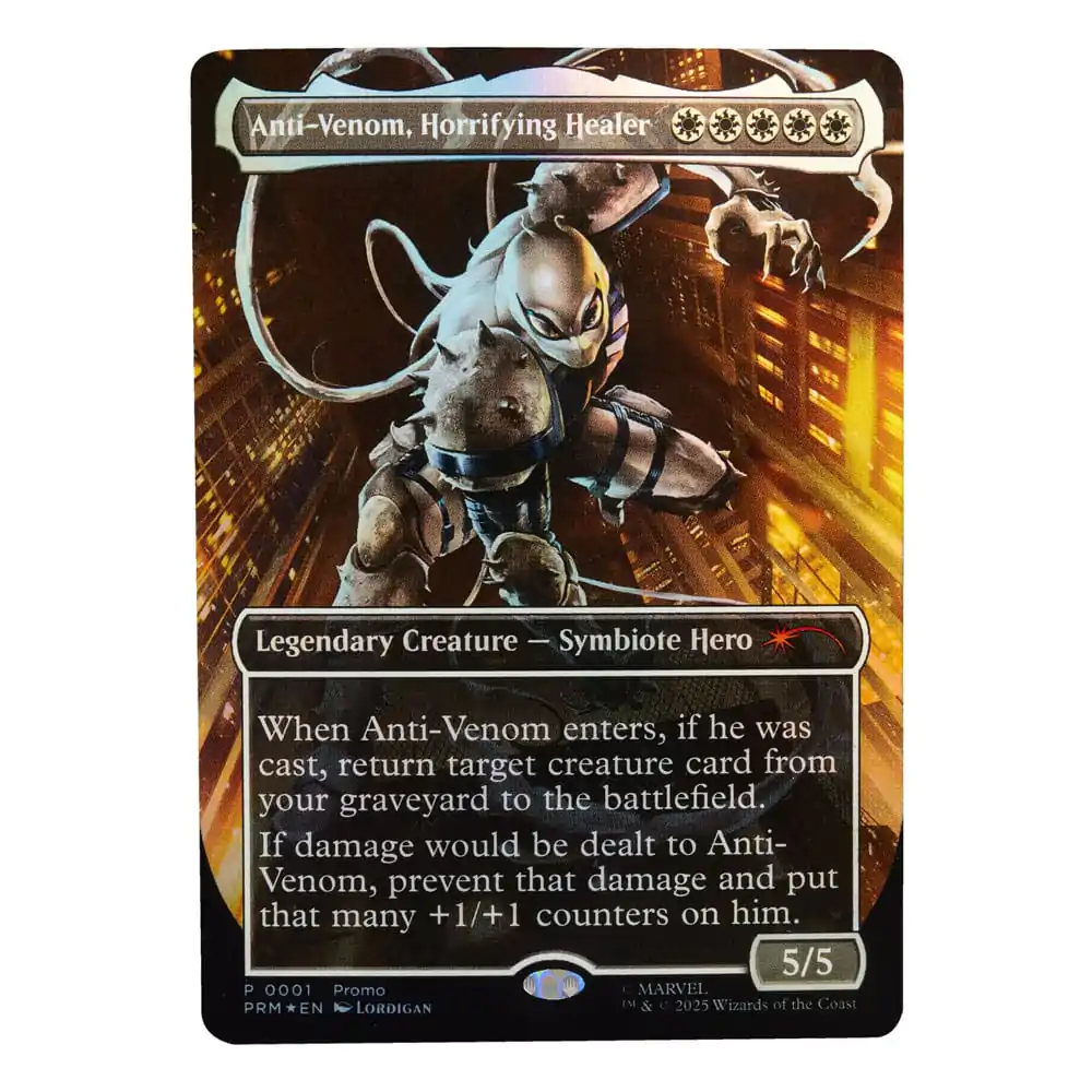 Marvel Legends Magic: The Gathering akční figurka Agent Anti-Venom (plus exkluzivní Foil karta) 15 cm fotografii produktu