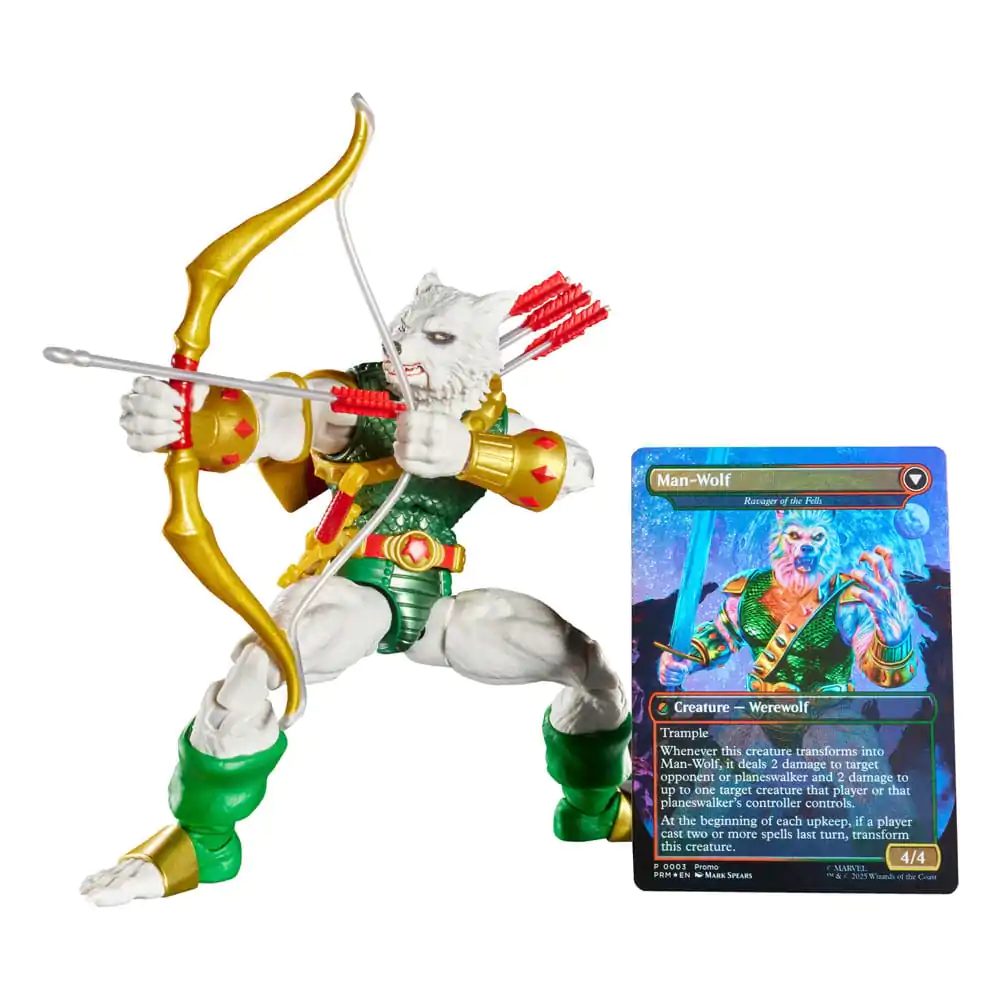 Marvel Legends Magic: The Gathering akční figurka Man-Wolf (plus exkluzivní holografická karta) 15 cm fotografii produktu