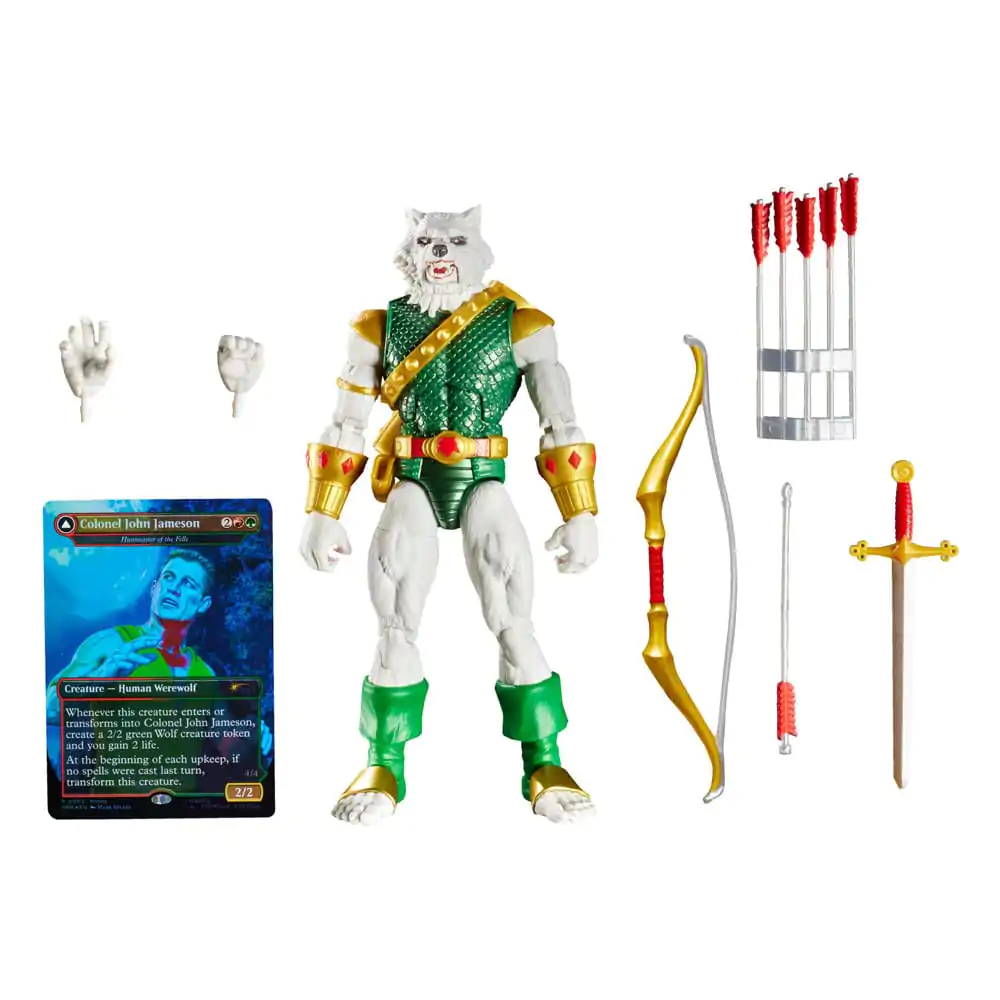 Marvel Legends Magic: The Gathering akční figurka Man-Wolf (plus exkluzivní holografická karta) 15 cm fotografii produktu