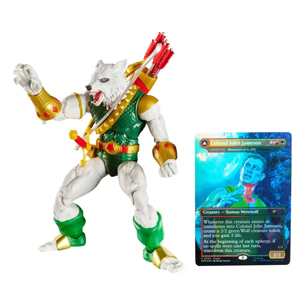 Marvel Legends Magic: The Gathering akční figurka Man-Wolf (plus exkluzivní holografická karta) 15 cm fotografii produktu