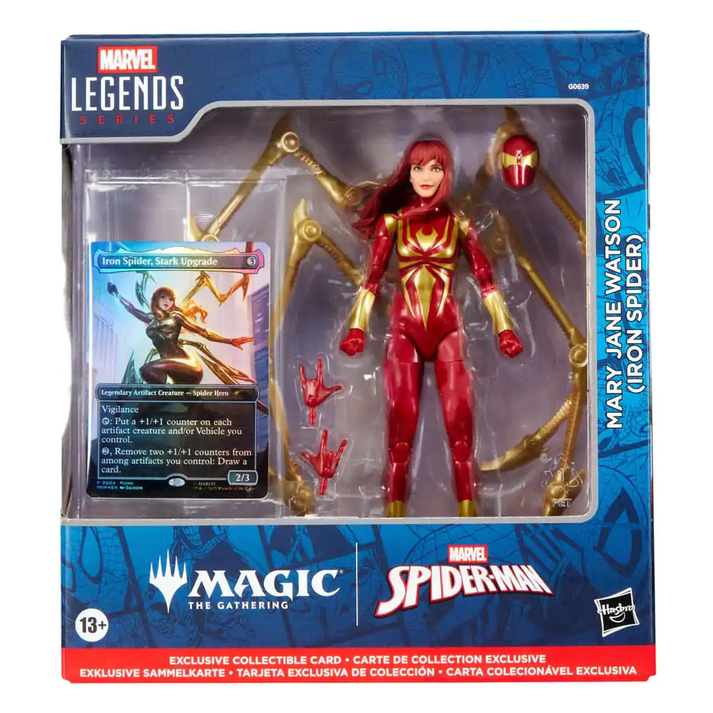 Marvel Legends Magic: The Gathering akční figurka Mary Jane Watson (Iron Spider) (plus exkluzivní fóliová karta) 15 cm fotografii produktu