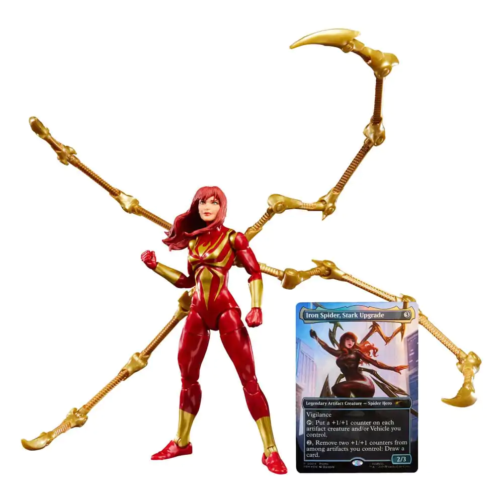 Marvel Legends Magic: The Gathering akční figurka Mary Jane Watson (Iron Spider) (plus exkluzivní fóliová karta) 15 cm fotografii produktu