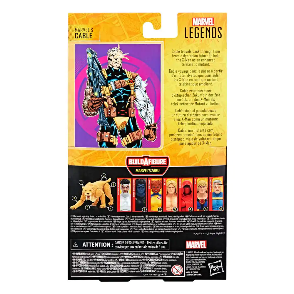 Marvel Legends akční figurka Marvel's Cable (BAF: Marvel's Zabu) 15 cm fotografii produktu