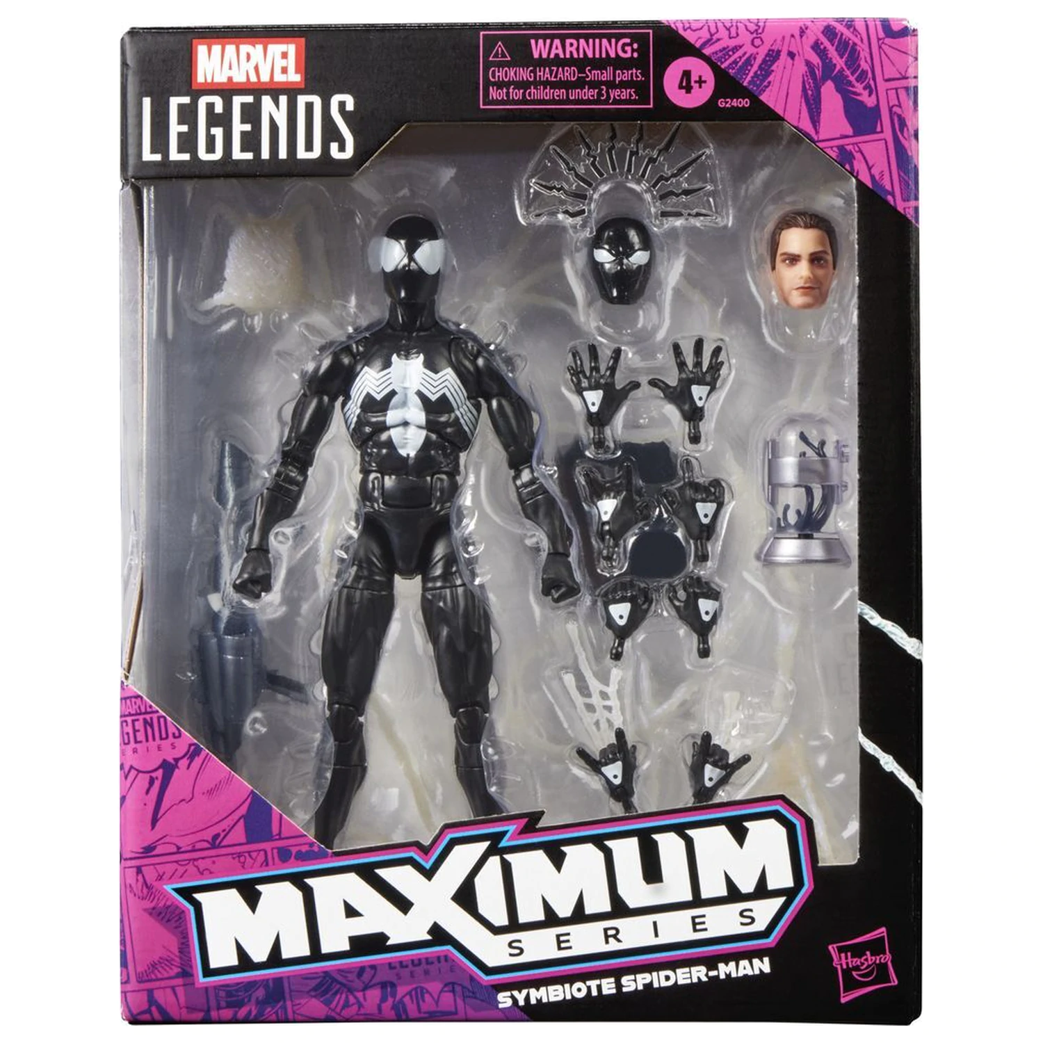 Marvel Legends Maximum Series Symbiote Spider-man Marvel figurka 15cm fotografii produktu
