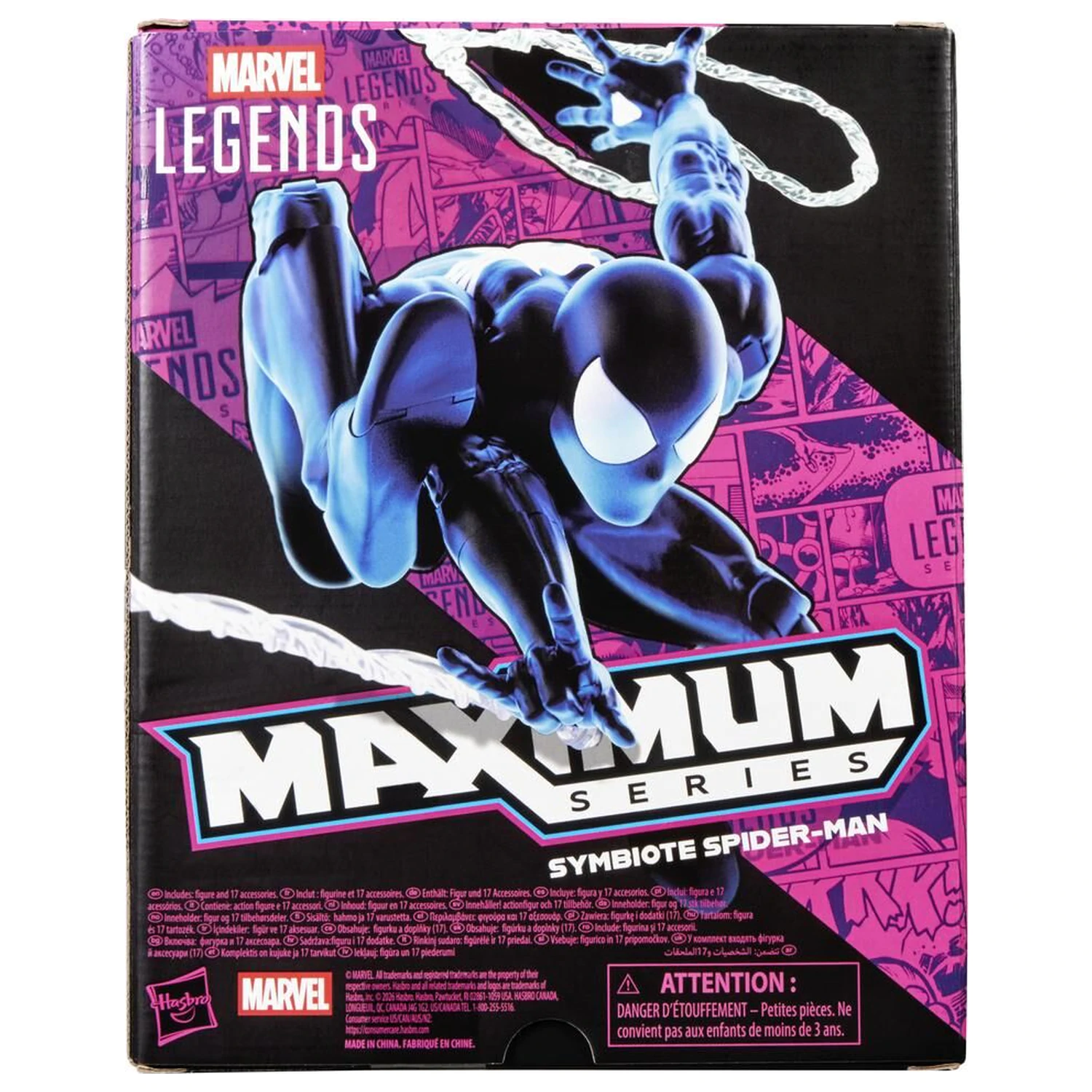 Marvel Legends Maximum Series Symbiote Spider-man Marvel figurka 15cm fotografii produktu