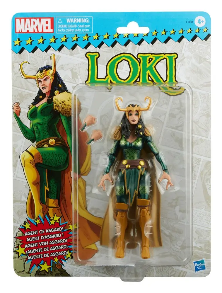 Marvel Legends Retro Collection Series akční figurka 2022 Loki - Agent of Asgard 10 cm fotografii produktu