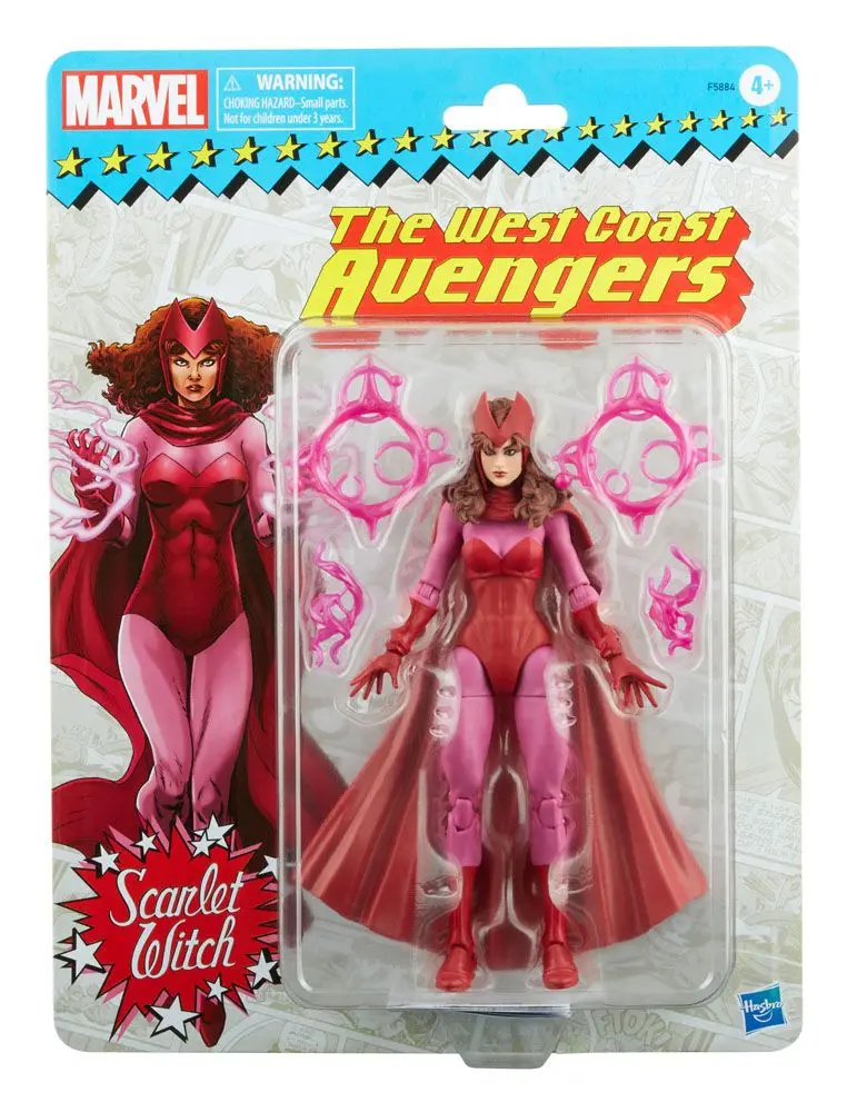 Marvel Legends Retro Collection Series akční figurka 2022 Scarlet Witch (West Coast Avengers) 15 cm fotografii produktu