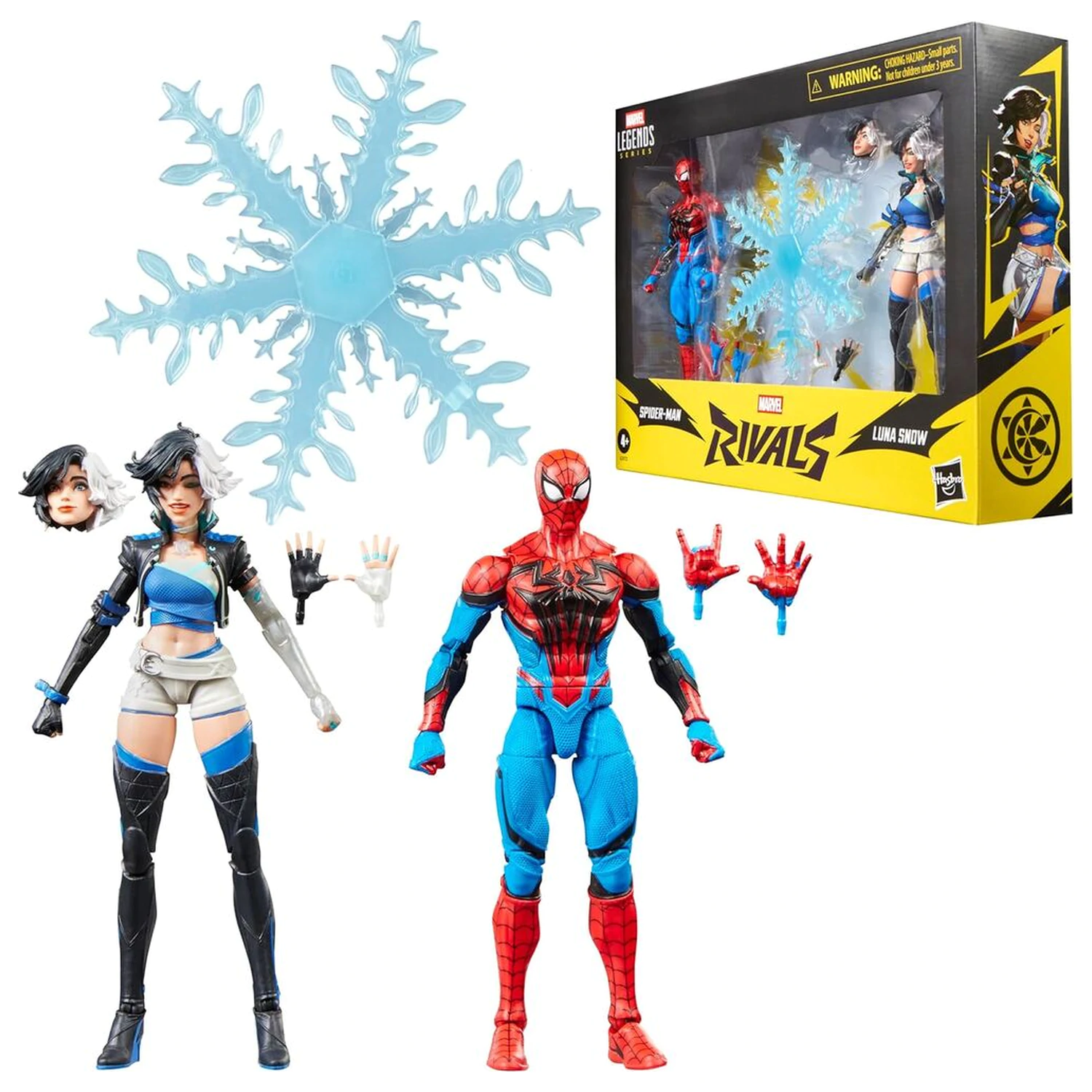 Marvel Legends Rivals Spider-Man & Luna Snow figurka 15 cm fotografii produktu