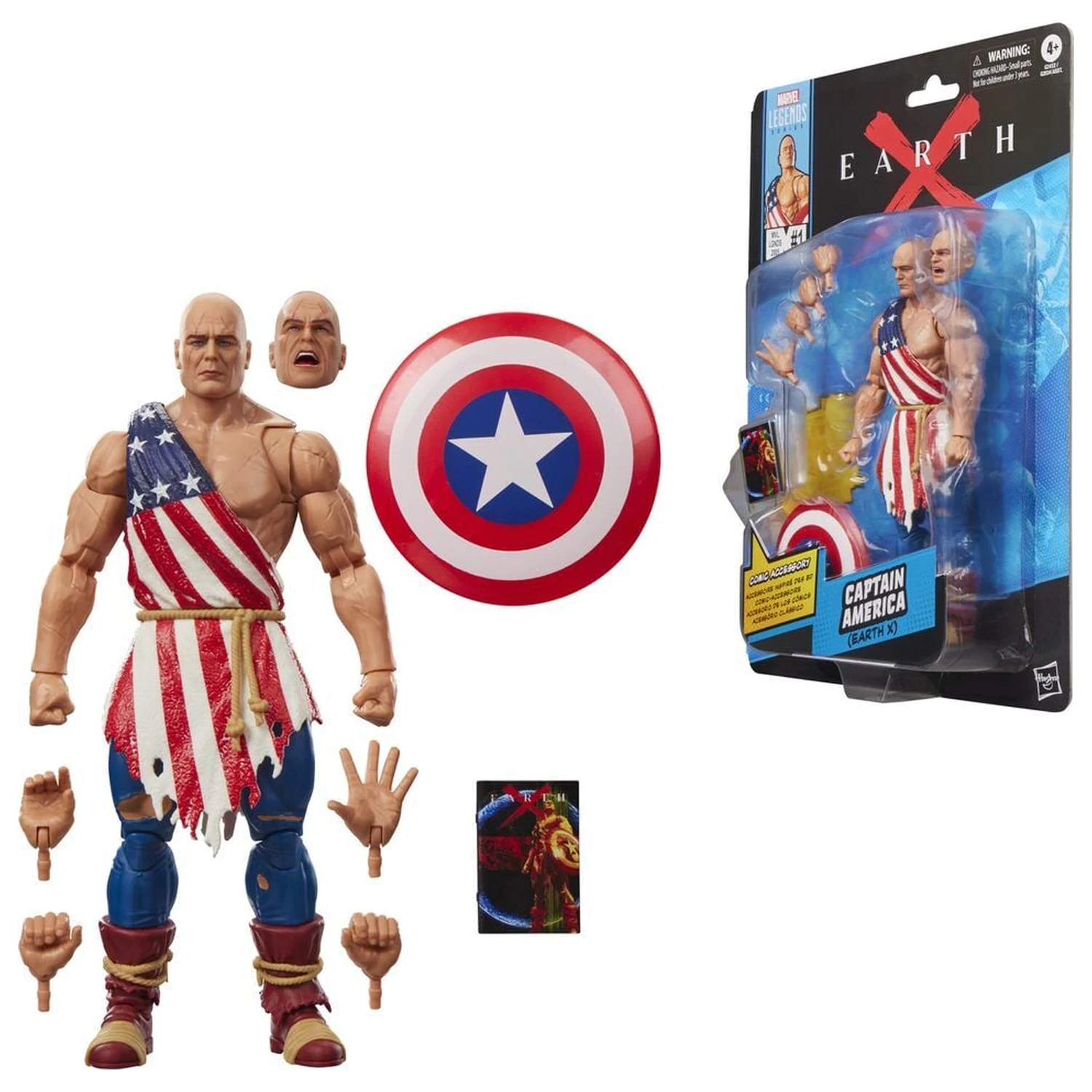 Marvel Legends Series Captain America Earth figurka 15 cm fotografii produktu
