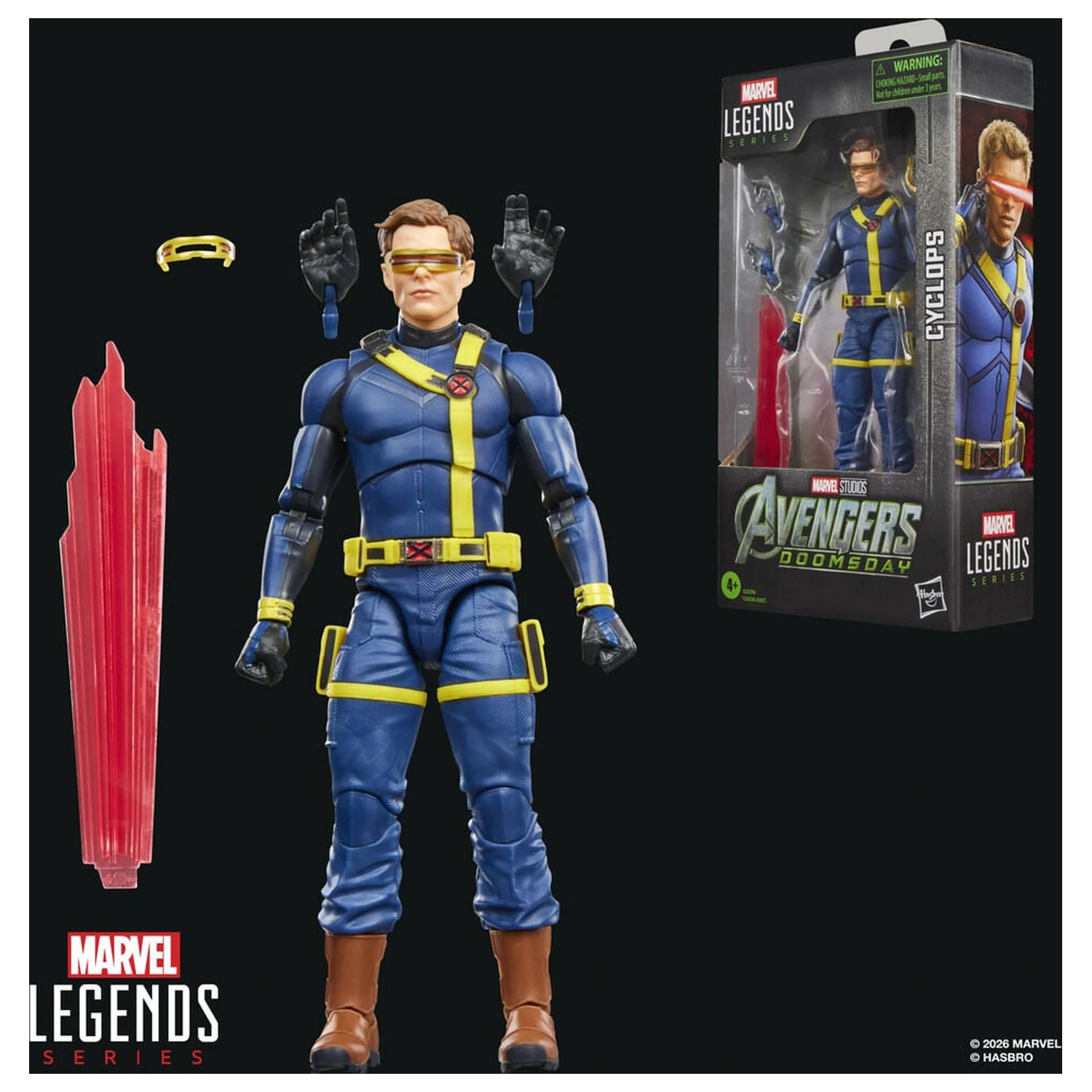 Marvel Legends Series Avengers Doomsday Cyclops figurka 15 cm fotografii produktu