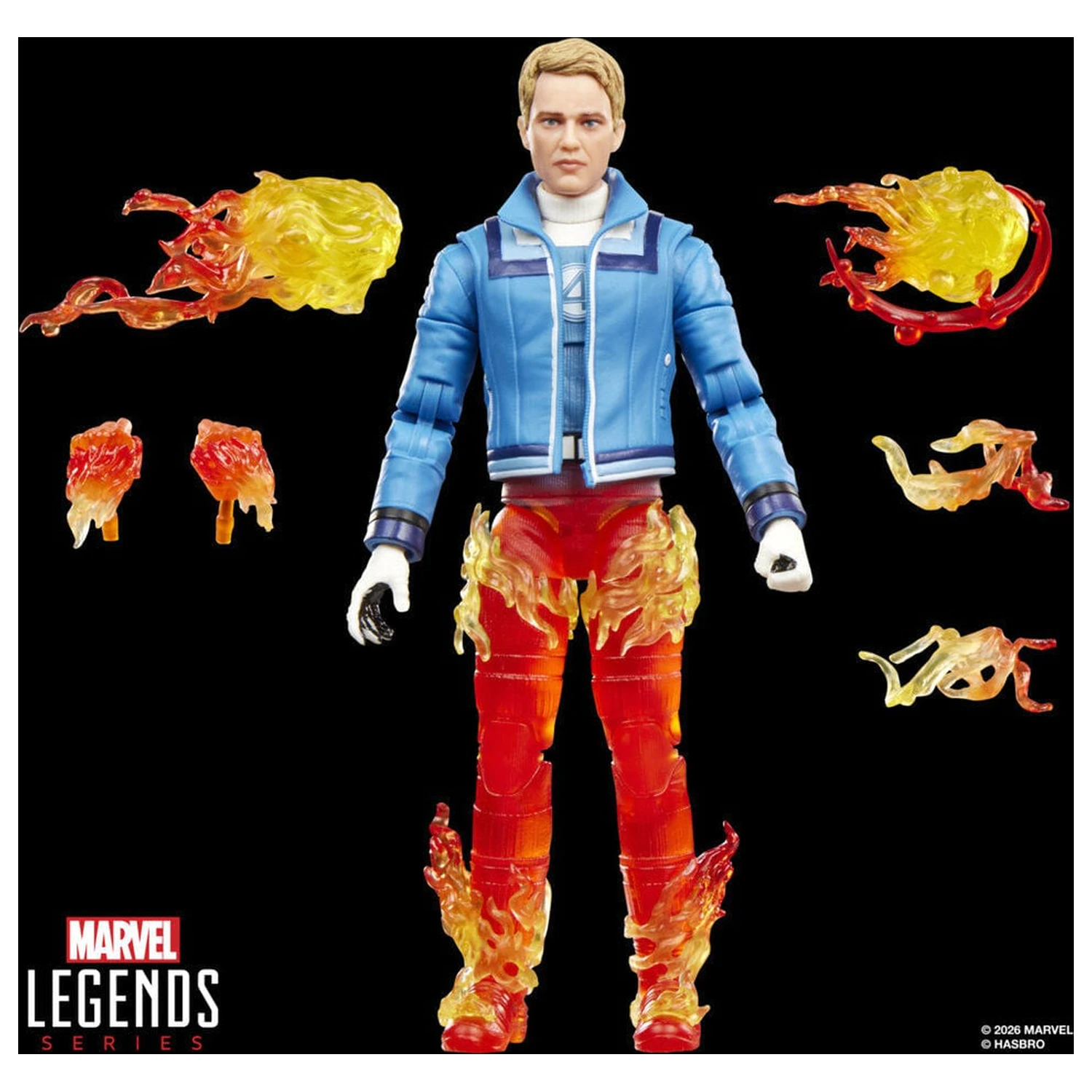 Marvel Legends Series Avengers Doomsday Invisible Woman & Human Torch balení 2 figurek 15 cm fotografii produktu