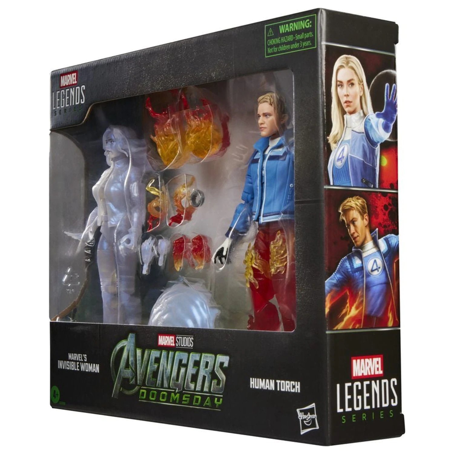 Marvel Legends Series Avengers Doomsday Invisible Woman & Human Torch balení 2 figurek 15 cm fotografii produktu
