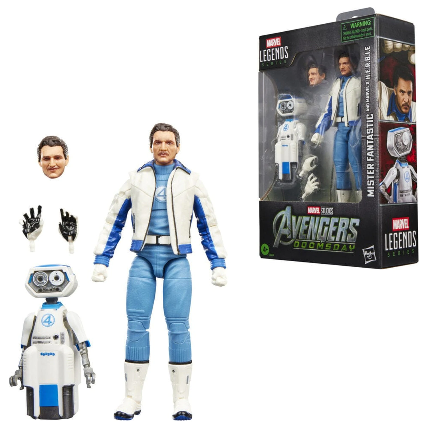 Marvel Legends Series Avengers Doomsday Mister Fantastic and Marvels H.E.R.B.I.E. figurka 15cm fotografii produktu
