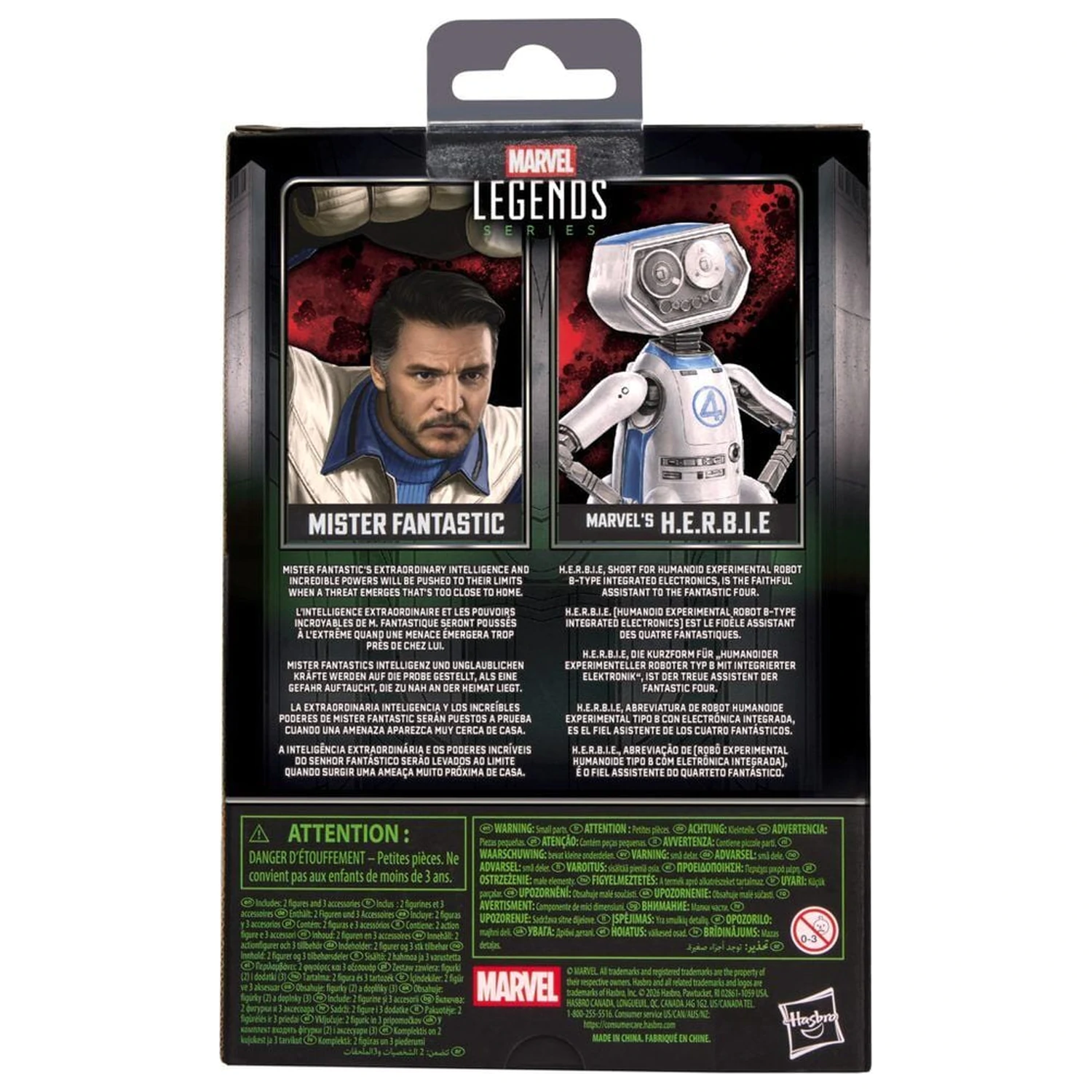 Marvel Legends Series Avengers Doomsday Mister Fantastic and Marvels H.E.R.B.I.E. figurka 15cm fotografii produktu